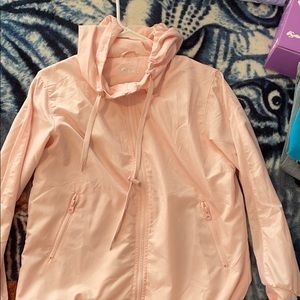 Zyia Pink Hooded Bomber Jacket